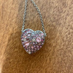 Brighton Pink Heart Reversible Necklace